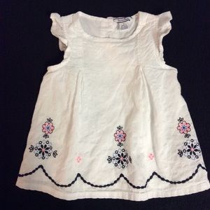 Hartstrings Embroidered White Eyelets Smock Top 4